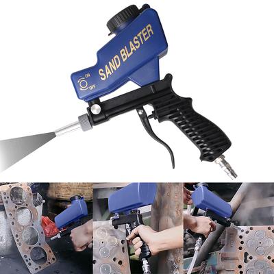 Sabbiatrice Regolabile Dispositivo Portatile per Sabbiatura Ruggine Pistola Sabbiatrice a Gravità Set Sabbiatrice Pneumatica Set Utensili per Sabbiatura Pneumatica