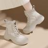 Versatile Thick-soled Martin Boots for Women's Autumn New Versatile Sponge Cake Casual Single Boots Non-slip Temperament Boots