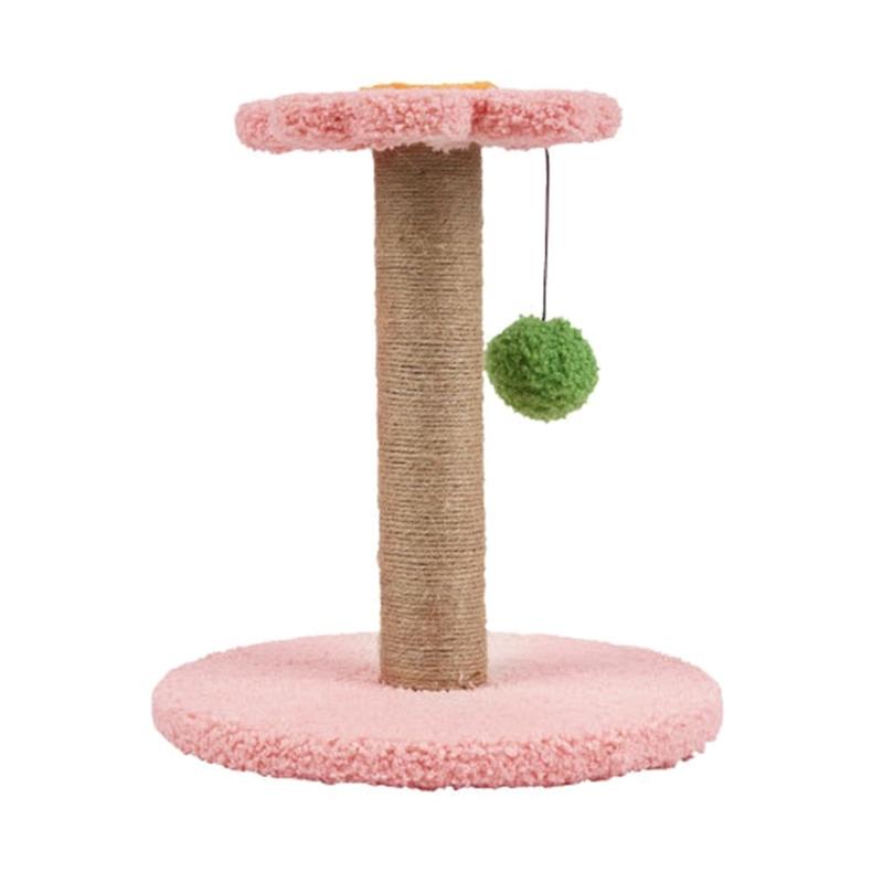 Cute Cat Scratcher Interactive Pet Toy for Cat and Kitten Playing Post