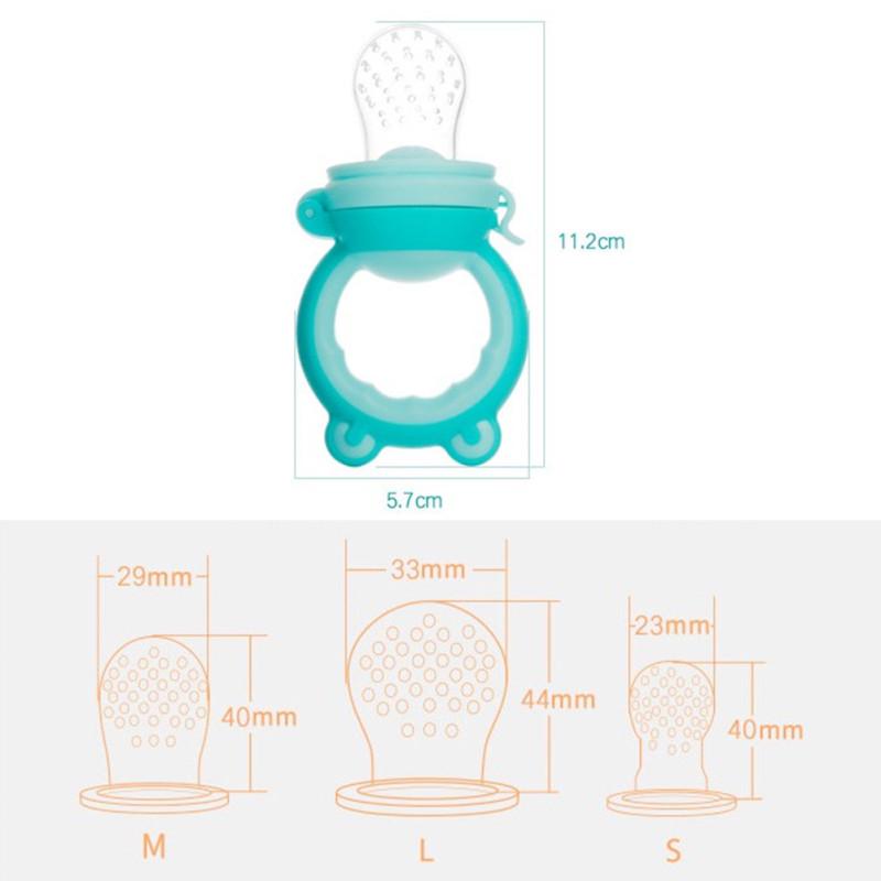 Baby Fresh Food Fruit Vegetable Dispenser Frog Shape Baby Pacifiers Feeder Baby Food Masher