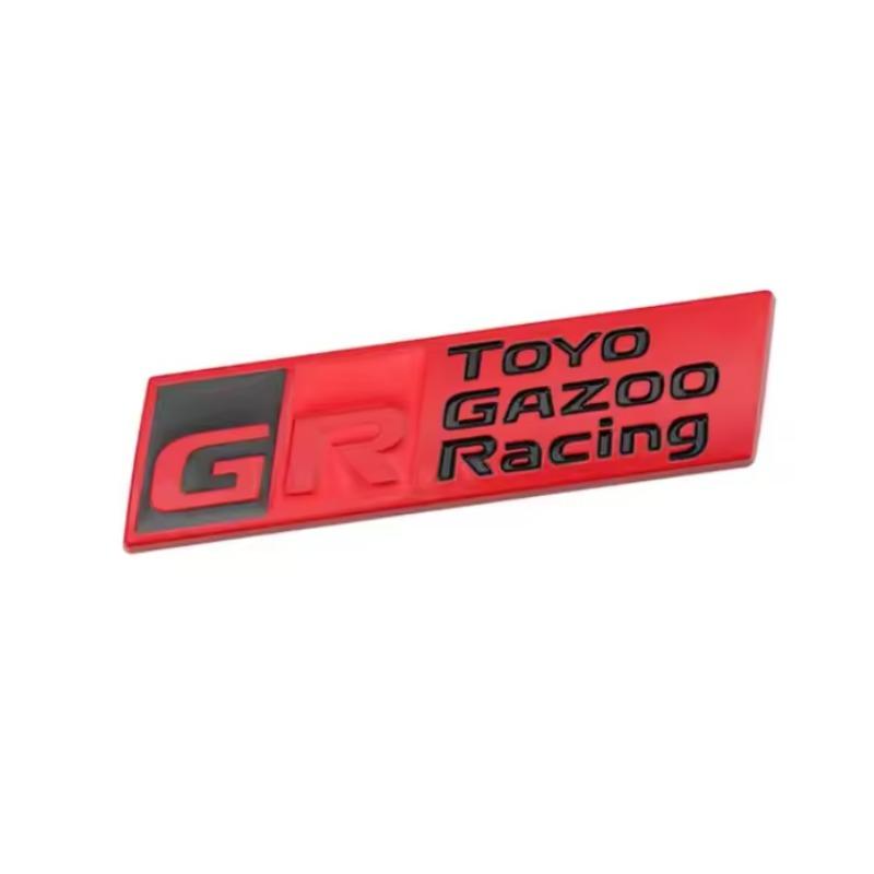 1Pc Car Front Grille Badge Car Fender Side Badge Rear Trunk Emblem Sticker Decal for AE86 GT86 Corolla  Alphard Avensis Prius Crown Yaris
