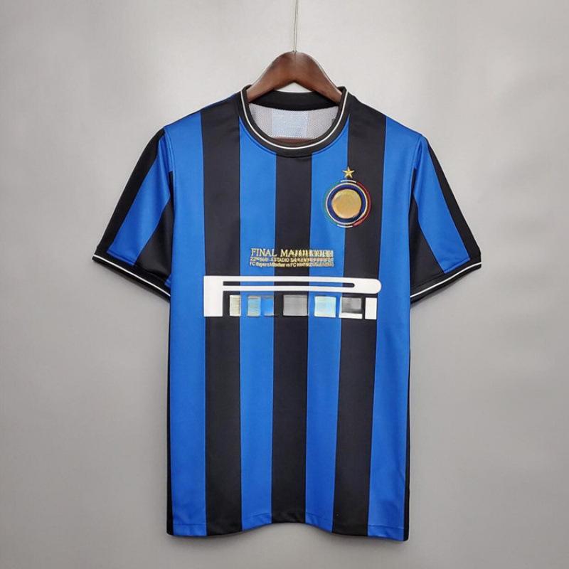 09-10 Inter Retro Jersey Ronaldo Inter Milan 2001/02 Jersey Football Jersey