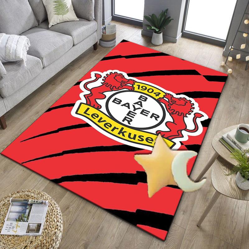 Fußballverein Wappen Löwe Büro Teppich Stuhlmatte, Spielteppich, Geeignet für Eingangsbereich, Schlafzimmer, Wohnzimmer, Schreibtisch, Weihnachtsgeschenk