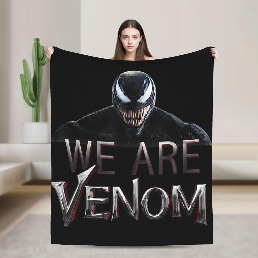 Venom Blanket Plush Awesome Soft Throw Blanket for Coverlet Decoration