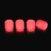 4-Pack Luminous Valve Cap Fluorescente Luminosa Boca Cap Decoração Alto Brilho Dividido