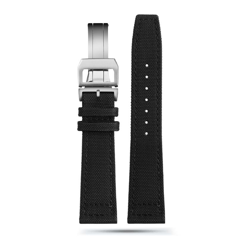 Klassisches Nylon + Echtes Leder Uhrenarmbänder Herren Hochwertiges Uhrenarmband Armband Mit für iwc Fliegeruhr IW389101 Serie 20mm 21mm 22mm
