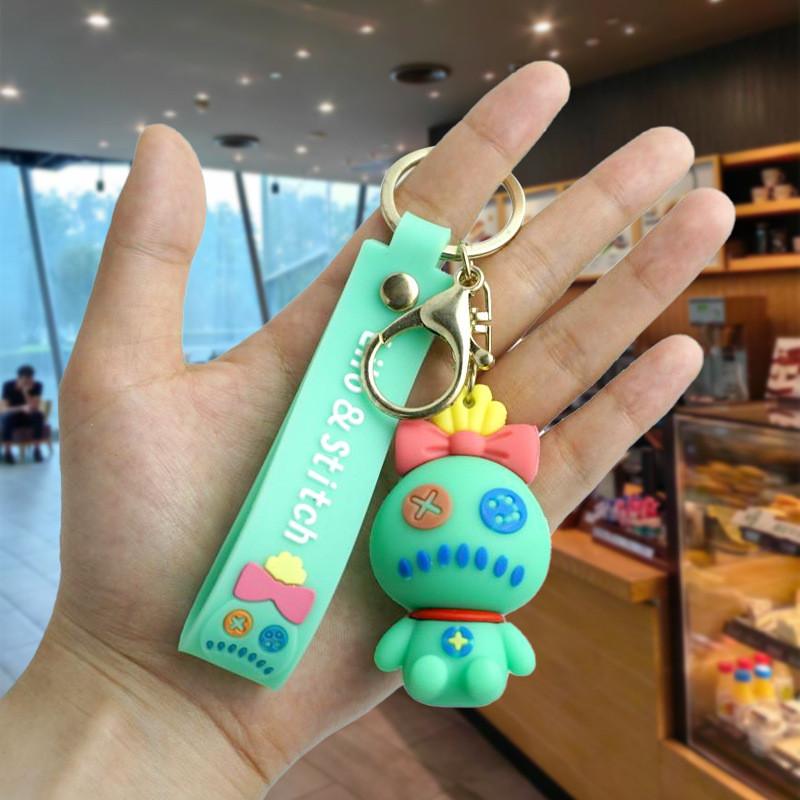 Entzückender Cartoon Stitch Rucksack Schlüsselanhänger Plüsch Einfach Niedlich Schlüsselanhänger Accessoire
