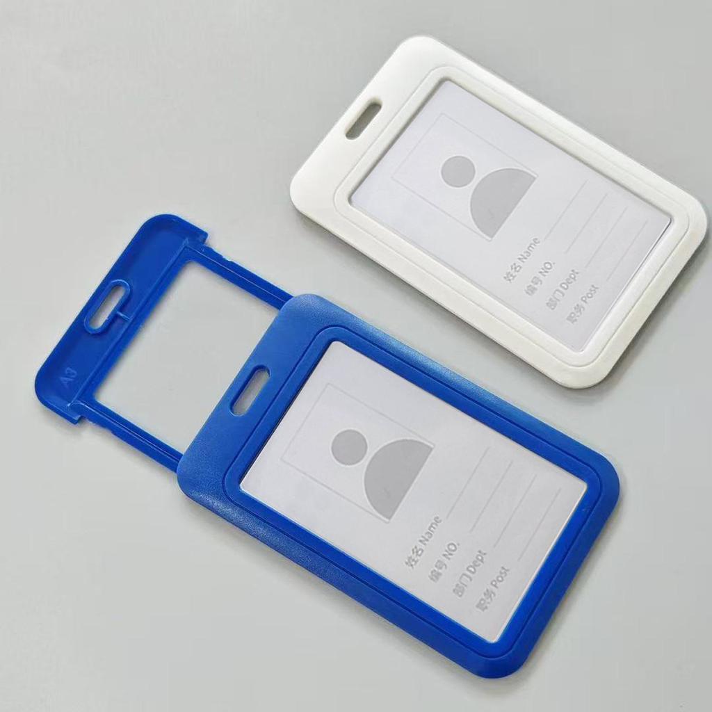 Cartoon-Colored ABS Plastic Slide-In Badge Holder for ID Cards