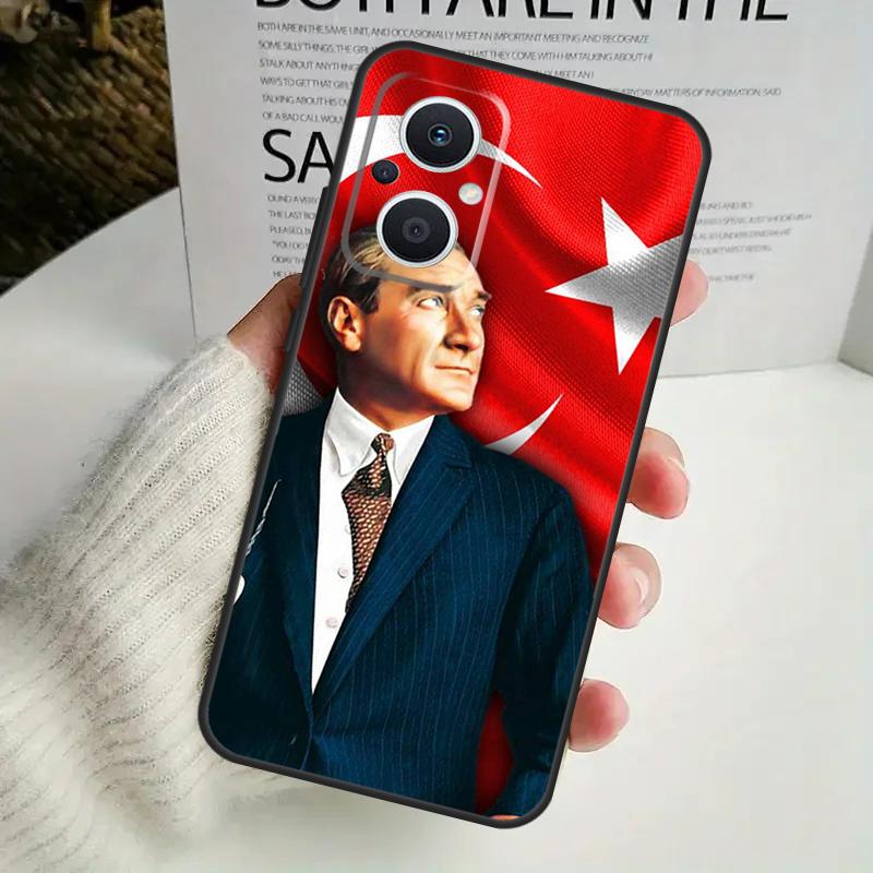 Turkey Mustafa Kemal Ataturk Case For OPPO Reno 8 7 6 5 4 Lite 8T 5Z 4Z 10 11F OPPO Find X5 X6 Pro X2 Neo X3 Lite Cover
