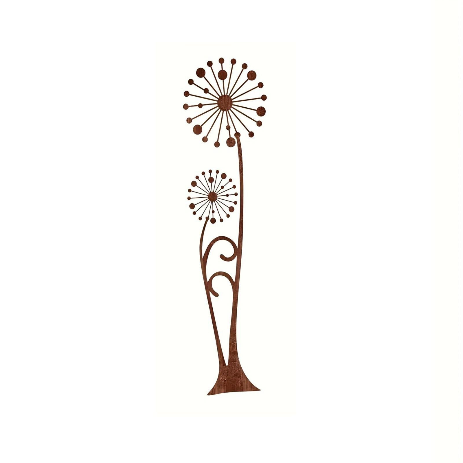 

Металлический садовый столб в форме цветка, классический стиль, натуральный One Size