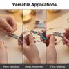 Jewelry Making Plier Tool Set Stainless Steel Non-Slip Handles Ideal Gift for DIY Craft Hobby Lovers Adults Kids
