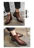 Men's Korean Style Pointed Toe High Top Leather Boots with Zipper - Autumn/Winter Collection