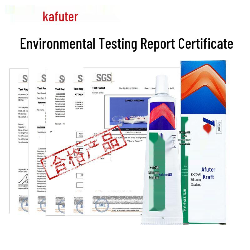 Kafute K-704N Waterproof Silicone Sealant 50g (White/Black) for Electronics