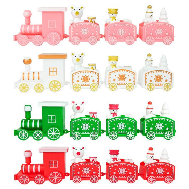 

Christmas Cake Decoration, Small Train Toys, Birthday Party Decorations 4pc