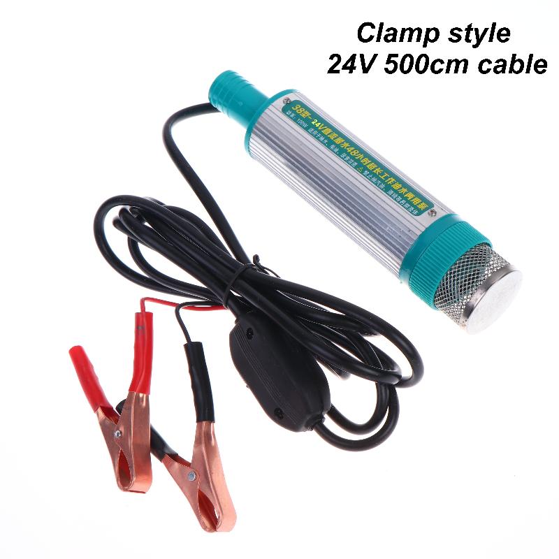 1 Set 30Lmin Diesel Oil Water Extractor Car Refueling Pump High Performance 12V/24V Dc Submersible Fuel Transfer Pump
