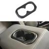 Carbon Fiber Rear Water Cup Holder Frame Cover Trim For Honda CR-V CRV 2023 2024