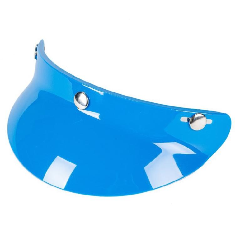 3-snap 3/4 Open Face Helmet Visor for Sun Shade Protector for Motorcycle Riding