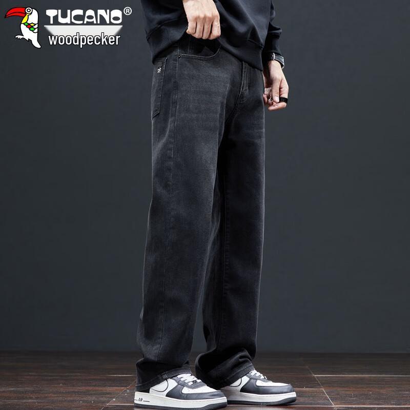 TUCANO Men's Loose Straight Denim Jeans