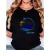 Plus Size, Women's Plus Size Cruise-Themed T-Shirt - Nautical Ship Print Short Sleeve Crew Neck Top