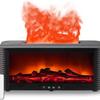 7 Color Light Fireplace Aroma Diffuser with Remote Control Quiet Operation and 250ml Water Tank for Relaxation