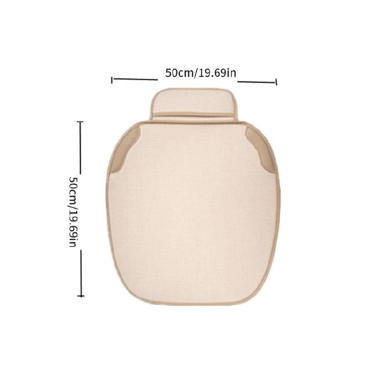 Automotive Flax Seat Cover Protector with Moisture Wicking Properties Vehicle Seat Cushions for Extended Driving Comfort