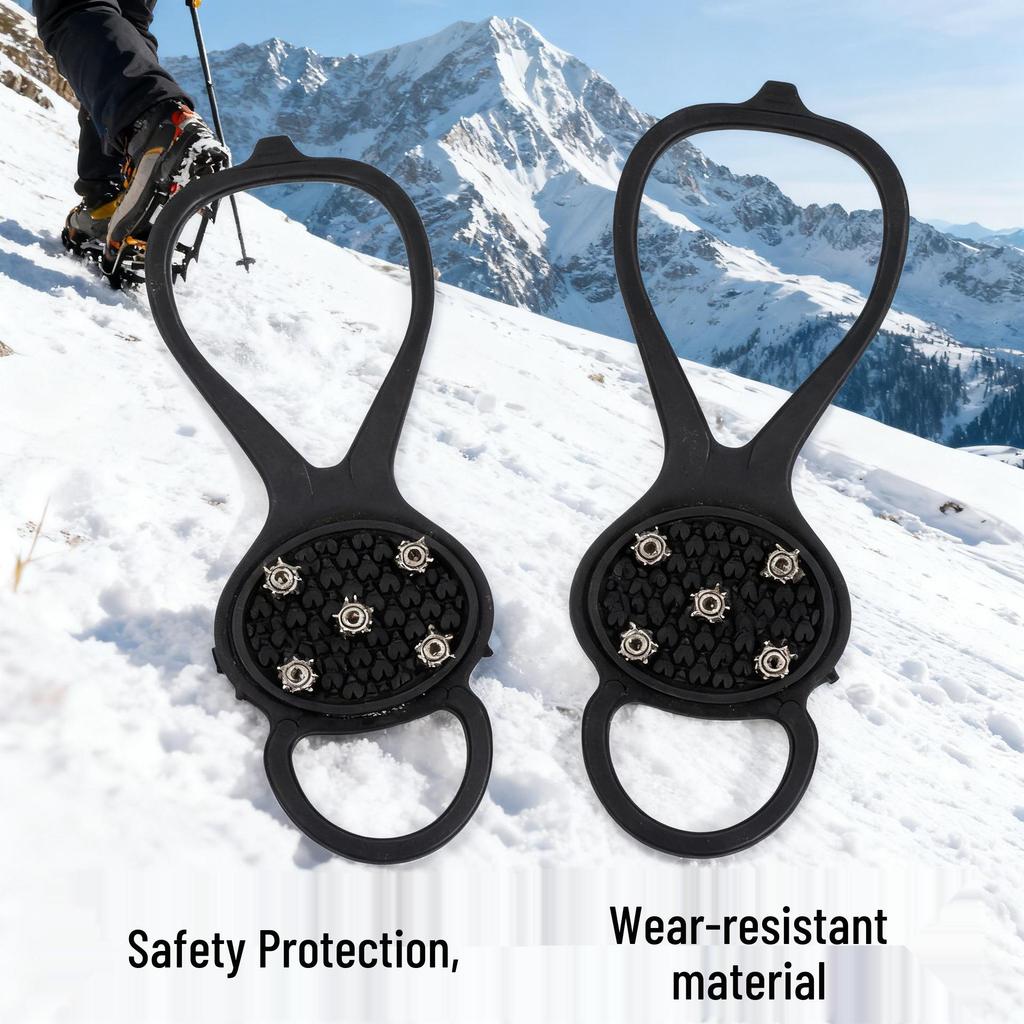 Anti-slip Ice & Snow Crampons: Outdoor Shoe Covers with Snow Claws