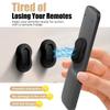 Magnetic Silicone Remote Control Holder Adhesive Sticker Nonslip for Home Office Easy Installation Compatibility