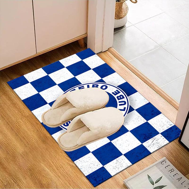 Cru-zeiro Esporte Club Crest Printed Office Carpet Chair Cushion Entryway Rug, Rugs for Living Room, Bedroom Christmas gifts