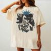 Ado T-Shirt Damen Trendig Digital Atmungsaktiv Klassisches T-Shirt Vintage Anime Pastellfarben Atmungsaktiv Ästhetisch Gotisch