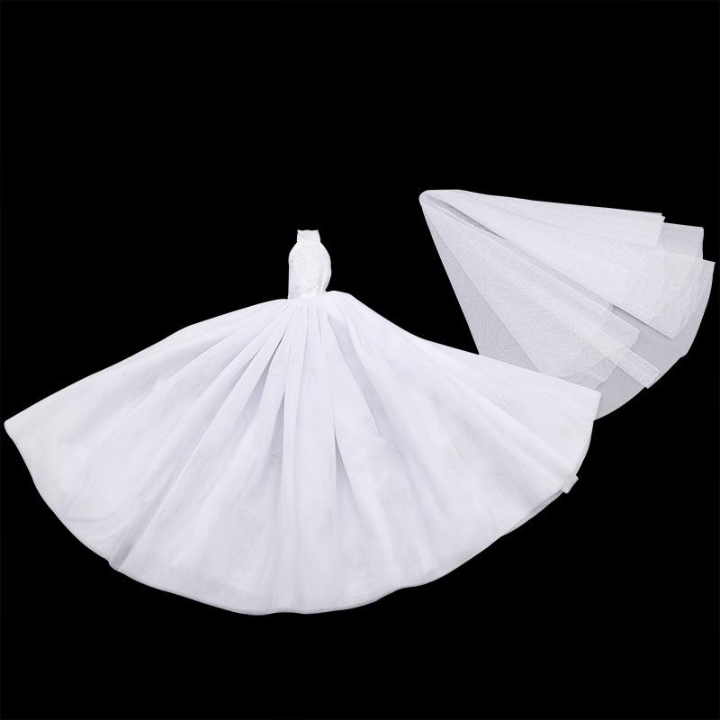 Multicolored Mini Mesh Skirt for 29cm Dolls - Babi Wedding Dress, Short Dress-Up Skirt for Toy Girls