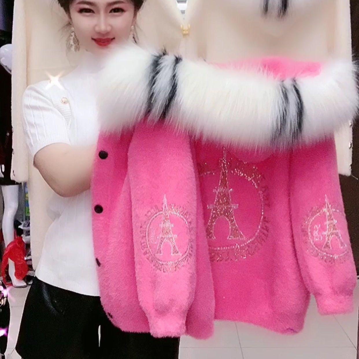 

Осенне-зимняя женская куртка, новая утяжеленная толстая куртка из норкового бархата, свободная куртка, женская куртка 3XL