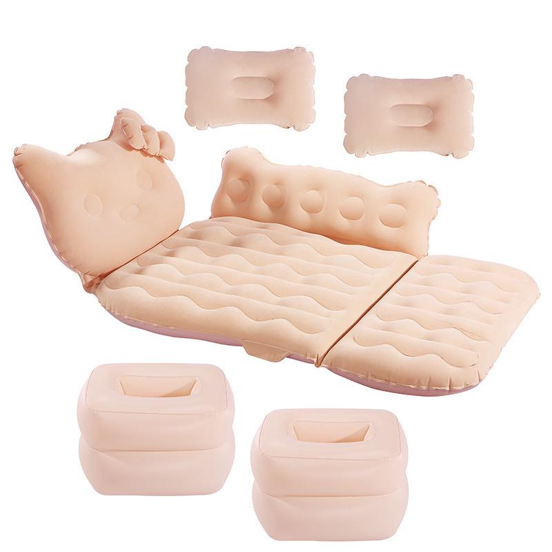 Thickened Car Inflatable Travel Mattress: Rear Seat Folding Bed for SUVs & Sedans