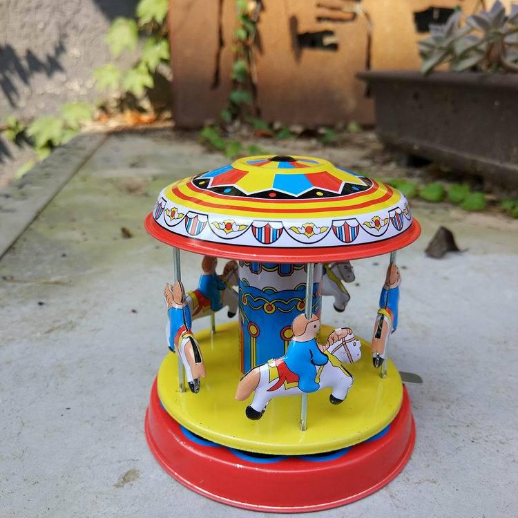 MS271 Nostalgic Carousel-Themed Personalized Ornament Toy MS271