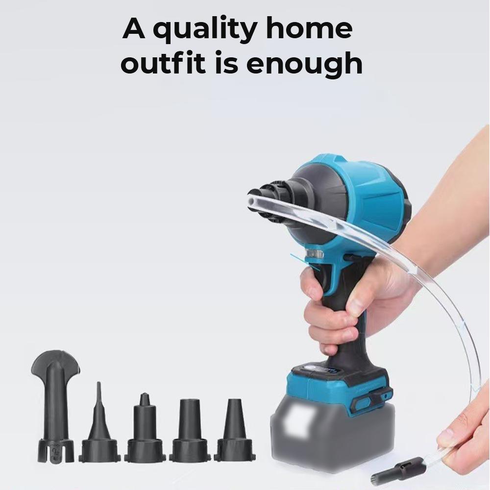Brushless Blower 1500W Multifunction Inflator Vacuum Cordless Dust Blower Dust Cleanner For Makita 18v Battery