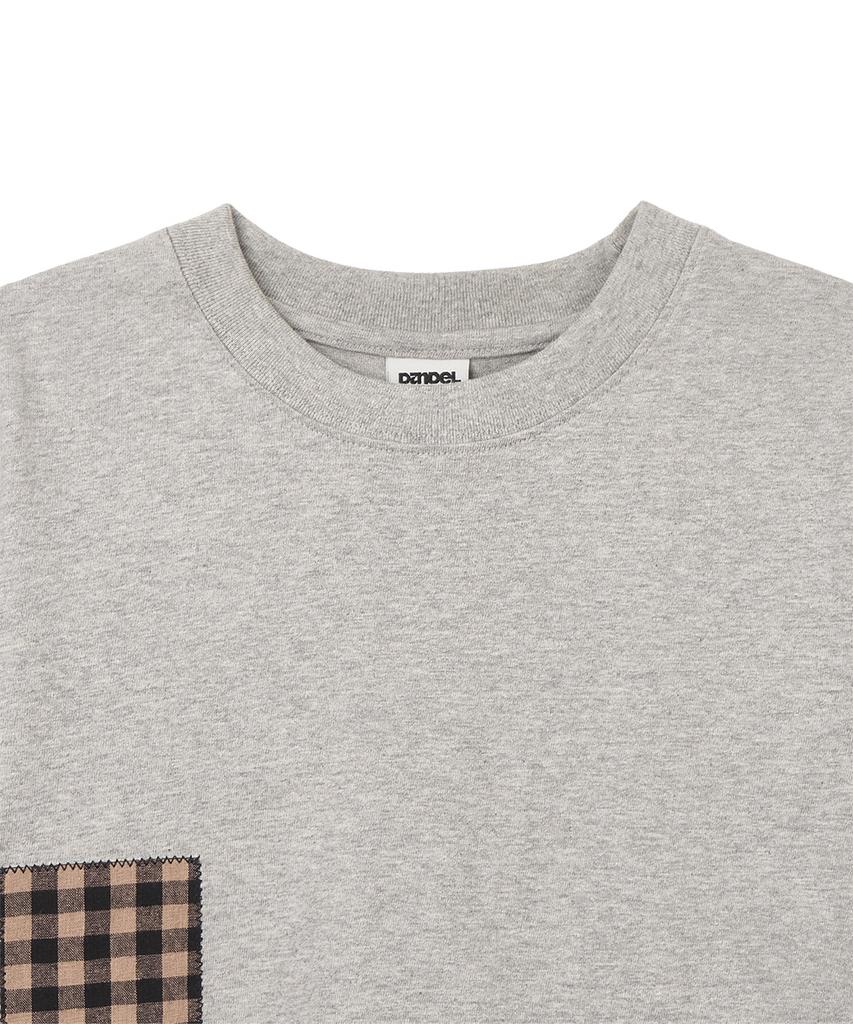 Dandel Dd Patch Applique Horse Tee (Grey)