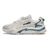 Li Ning Kids Yun Chuan V2 Synthetic Leather Comfortable Shock Absorbing Durable Low Top Casual Shoes Kids Casual Shoes Off-White YKCT144-7
