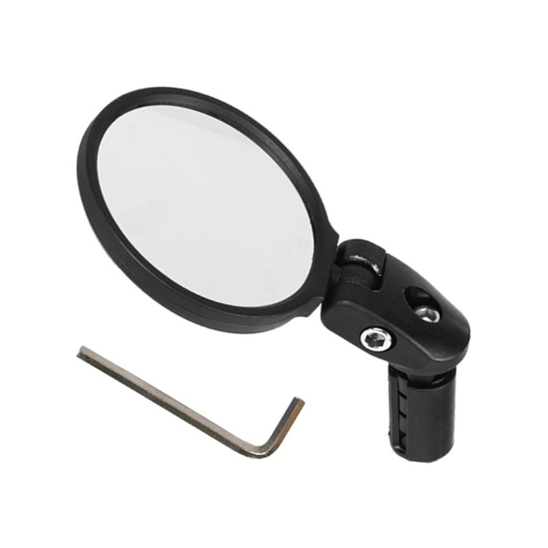 Handlebar Bike Glass, Bicycles Cycling Rear View Glass, 360 Degree Adjustable Rotatable Handlebar Mounted Bike Glass