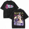 T-shirt Grafica Vintage Lavata Anime Jojo's Bizarre Adventure Rohan Kishibe Uomo Donna Manga Tendenze Moda Magliette a Manica Corta
