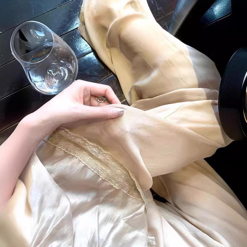 Women's Summer High-Waist Loose Wide-Leg Rayon Pants