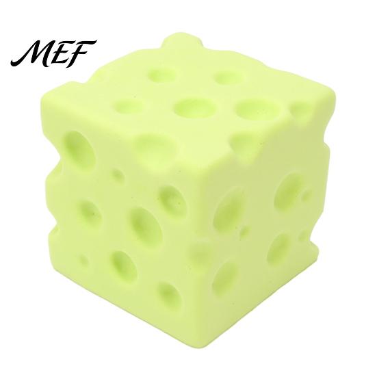 Simulated Cheese Squeeze Toy Toy, Block Sensory for Stress Desk Ornaments Relief, Slow Rise Pinch Home Office Classroom Anxiety Relief Gadget