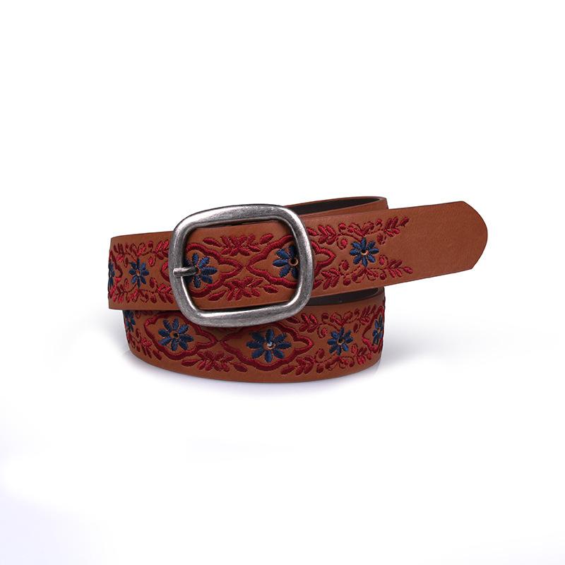 Bohemian Retro Belt Ethnic Style Belt Bohemian Belt Embroidered Women's Belt Belt