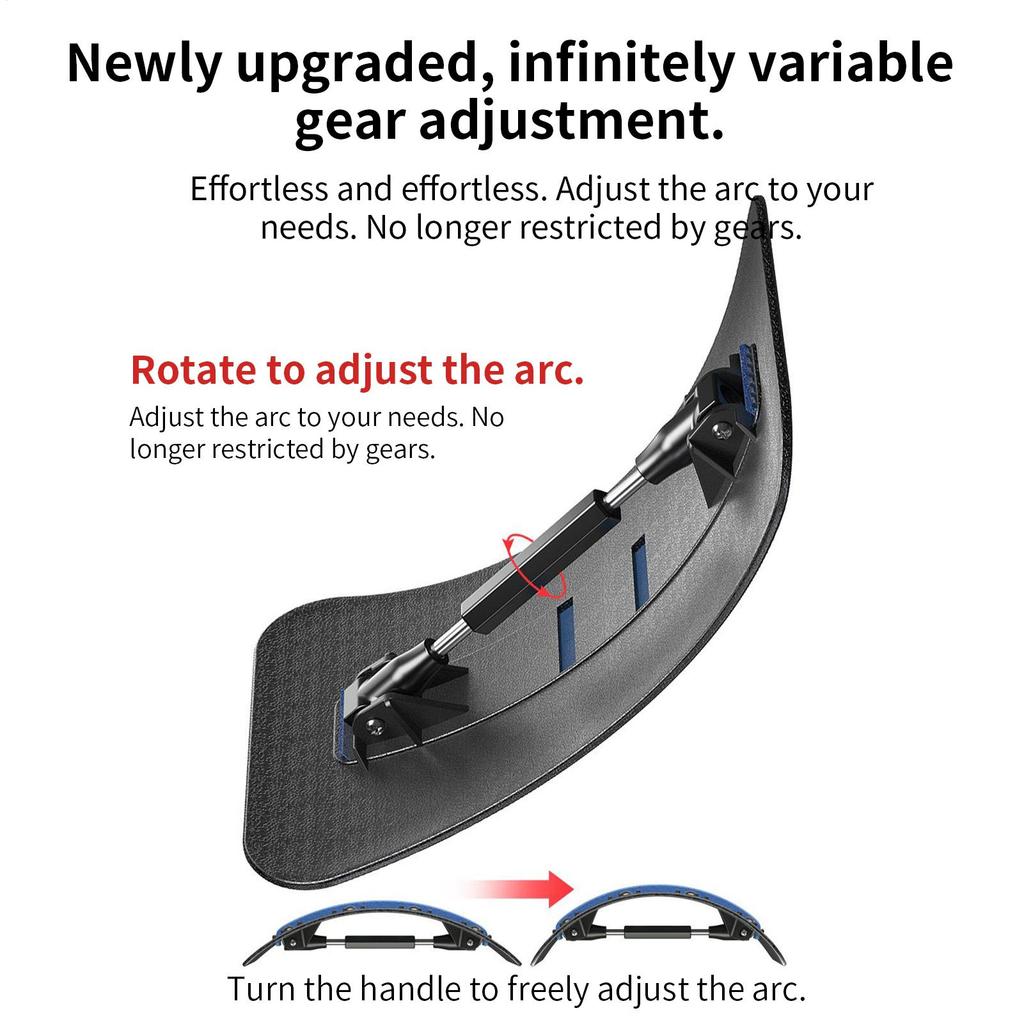 Back Arch Stretcher Lower Back Cracking Device Lumbar Massager Traction Device For Body Meditation Exercise Men Women Athletes
