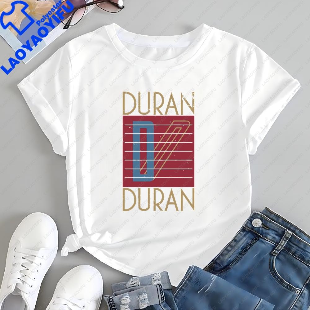 Newly Launched Duran Duran Band Summer Trendy Shortsleeved Tshirt Suitable for Both Unisex and Unisex Large Size