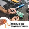 Multimeter Probe Holder Precision SMD Testing Tool Converts Standard Leads To Stable Tweezers 3D Printed Gift for Engineers Hobbyists