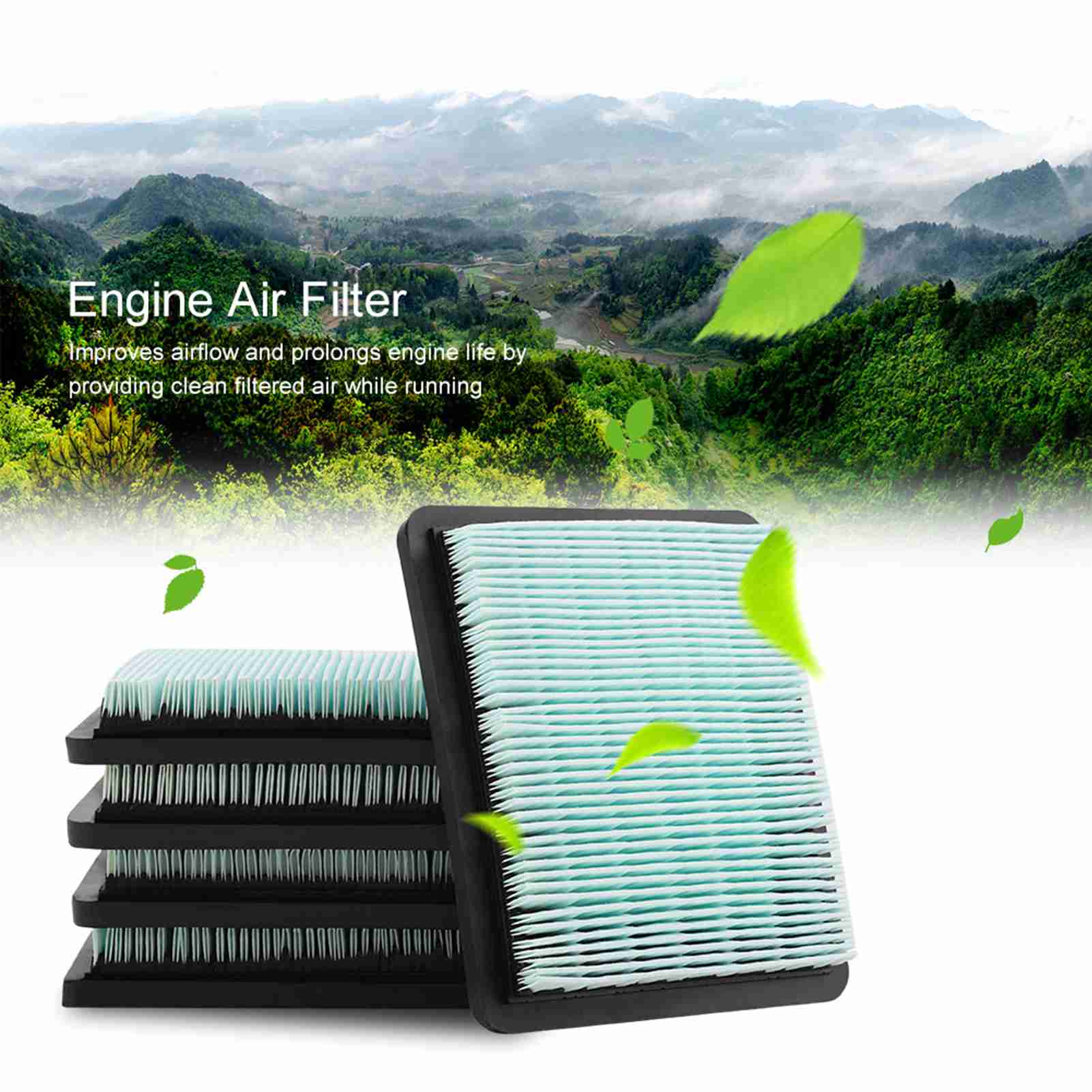 

5 шт. Воздушный фильтр для двигателей Honda GC135 GCV135 GC160 GCV160 GCV190 GX100 17211 ZL8 023