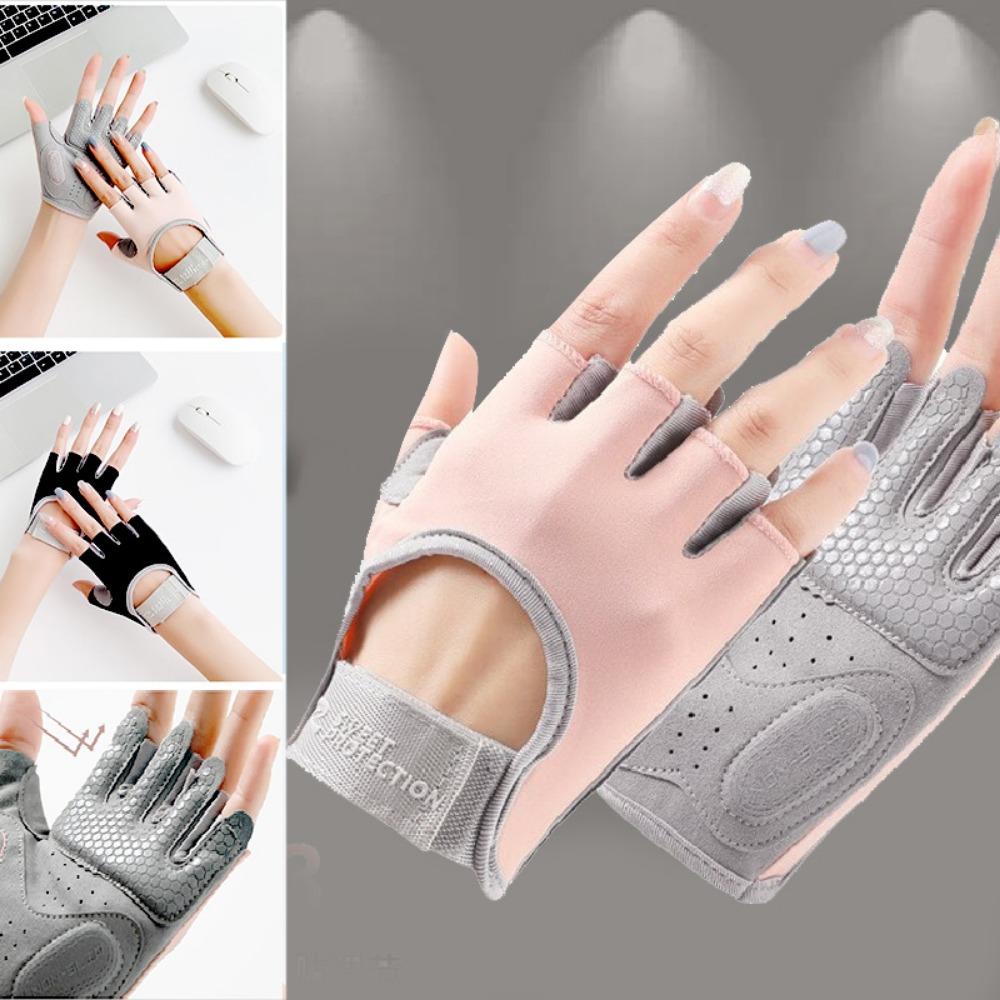 

Men s and women s fitness gloves outdoor sports weightlifting dumbbells S чорний