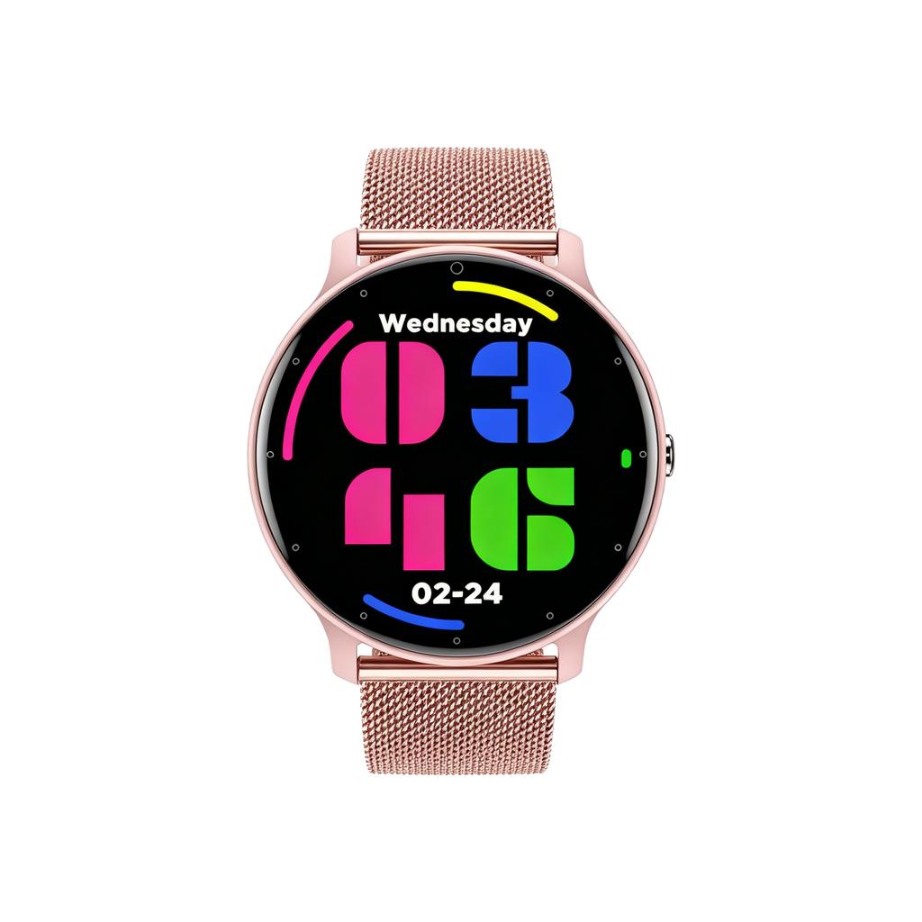 C14PRO Smart Watch Bluetooth Calling Heart Rate Blood Pressure Weather Music Sports Voice Assistant Metal Strap