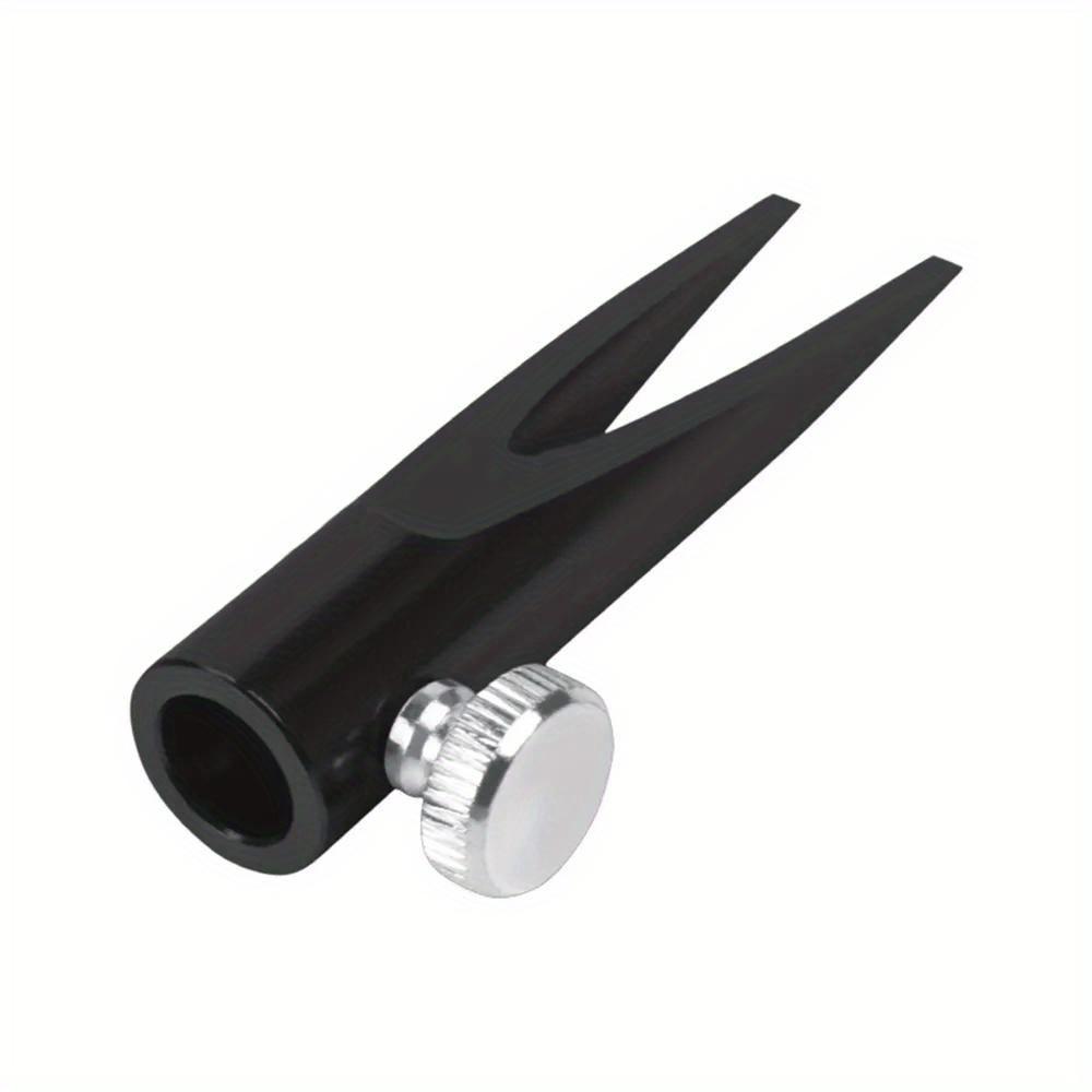 

Цилиндрическая металлическая точилка для карандашей, подходящая для деревянной точилки для бровей, двухсторонний U-образный инструмент для заточки чёрный