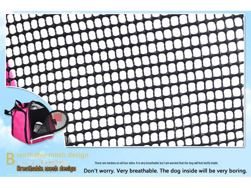 Breathable Mesh Pet Backpack for Travel