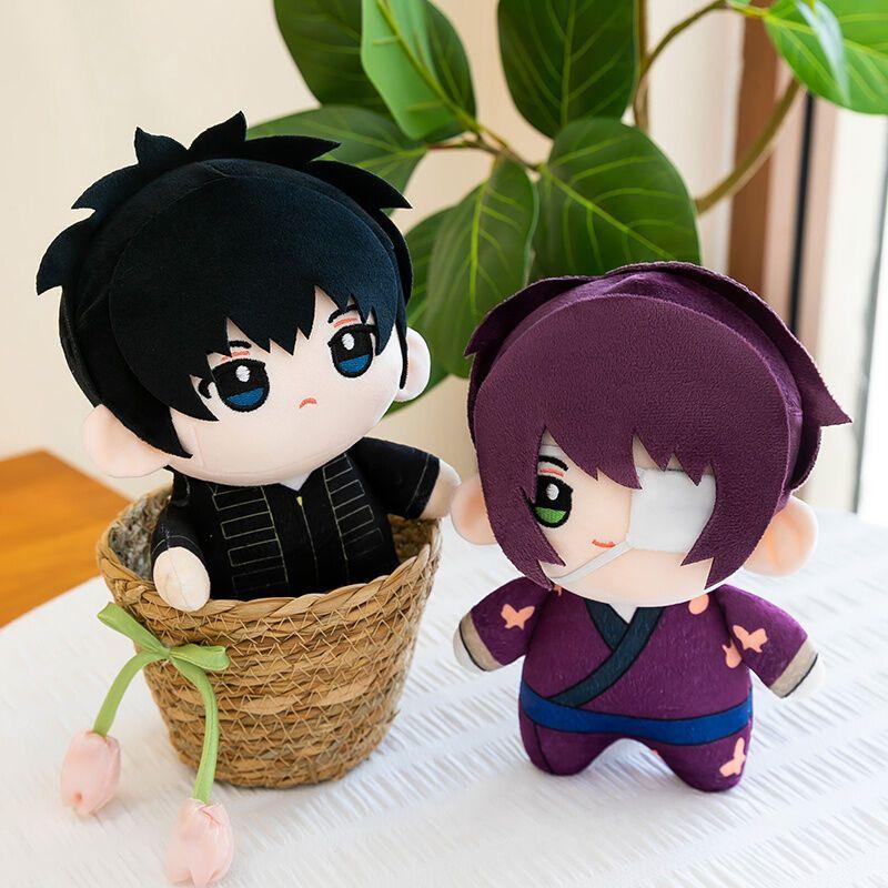 Japan Anime Gintama Hijikata Toushirou Standing Posture Soft Plush Filling Doll Sofa Cute Decoration Anime Enthusiast Collection